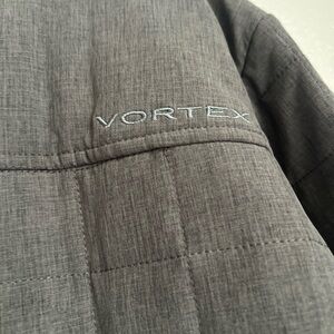 NWOT Men's LG VORTEX Quilted Jacket, Light Grey